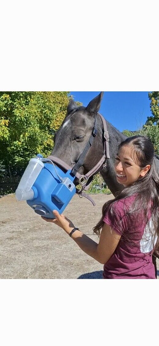 Inhalieren für Pferde mit dem Flexineb.
Die Lösung bei COPD, Asthma und Husten
